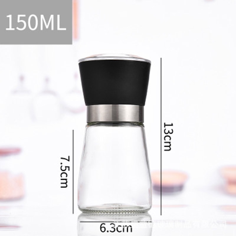 Manual Spice Grinder Bottle Adjustable Salt And Pepper Mill For Fresh Seasoning 8