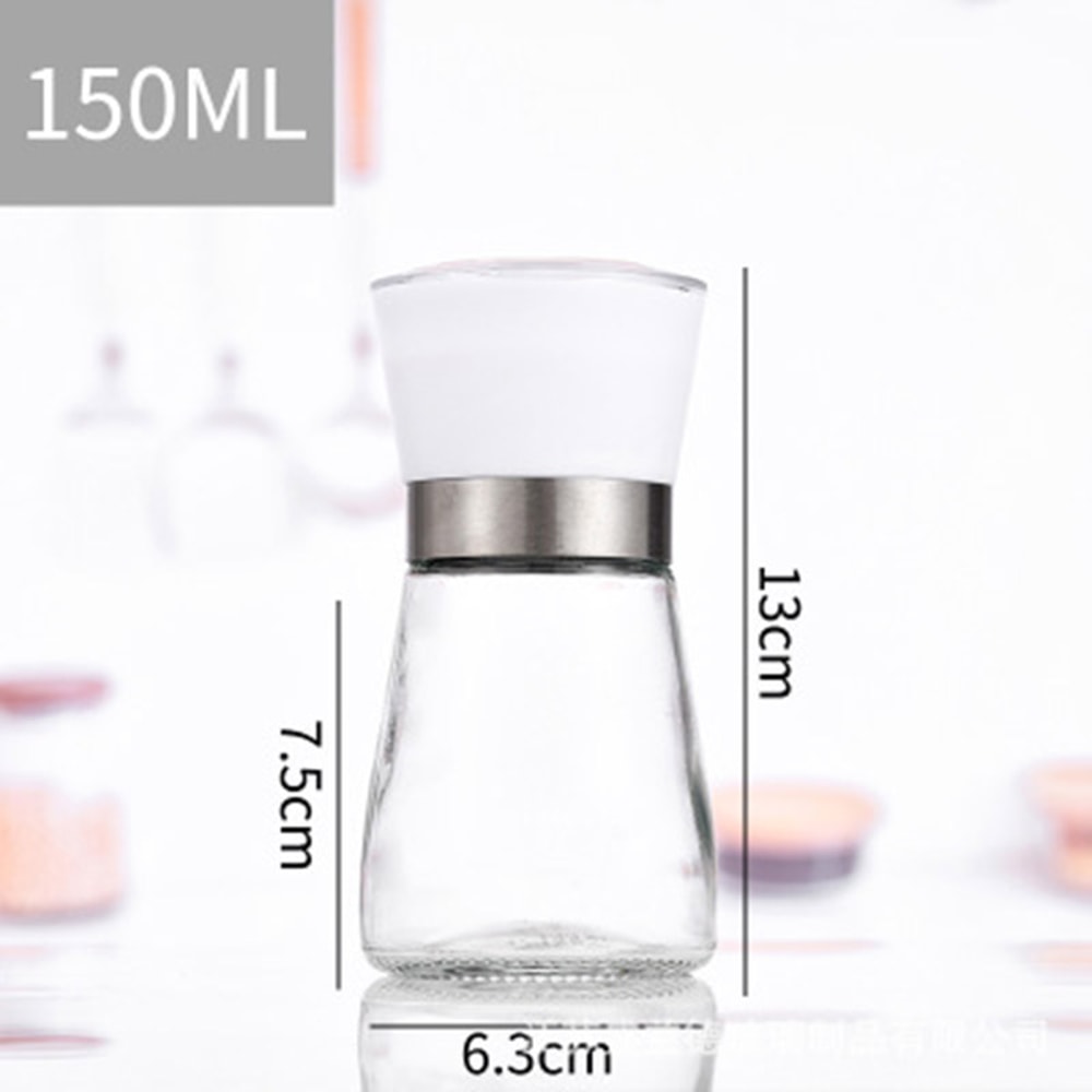 Manual Spice Grinder Bottle Adjustable Salt And Pepper Mill For Fresh Seasoning 10
