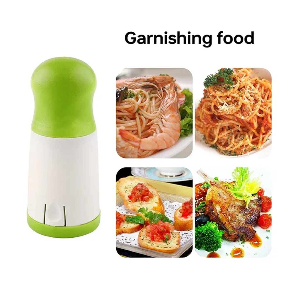 Stainless Steel Manual Vegetable Grinder Parsley Chopper Efficient Pepper Grinder Kitchen Tool 5