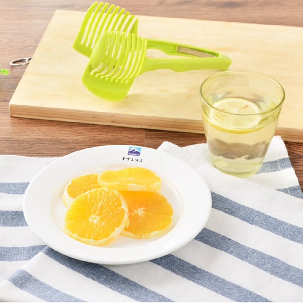 Handheld Fruit Slicer Citrus Cutter Easy Tomato Citrus Kitchen Cutter 5