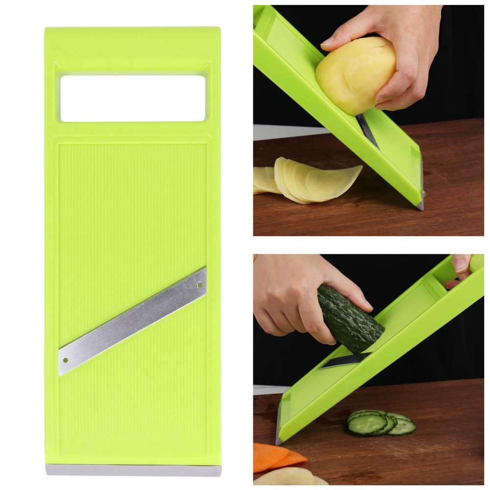 Handheld Vegetable Chip Maker Handheld Vegetable Slicer Stainless Steel Kitchen Chopper With Ergon 1
