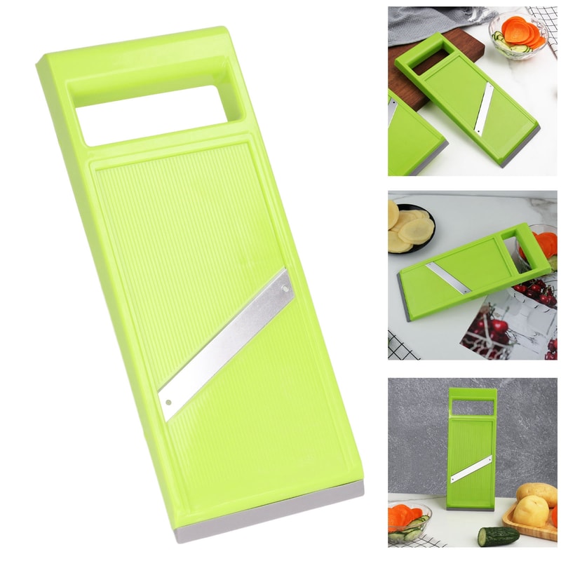 Handheld Vegetable Chip Maker Handheld Vegetable Slicer Stainless Steel Kitchen Chopper With Ergon 2