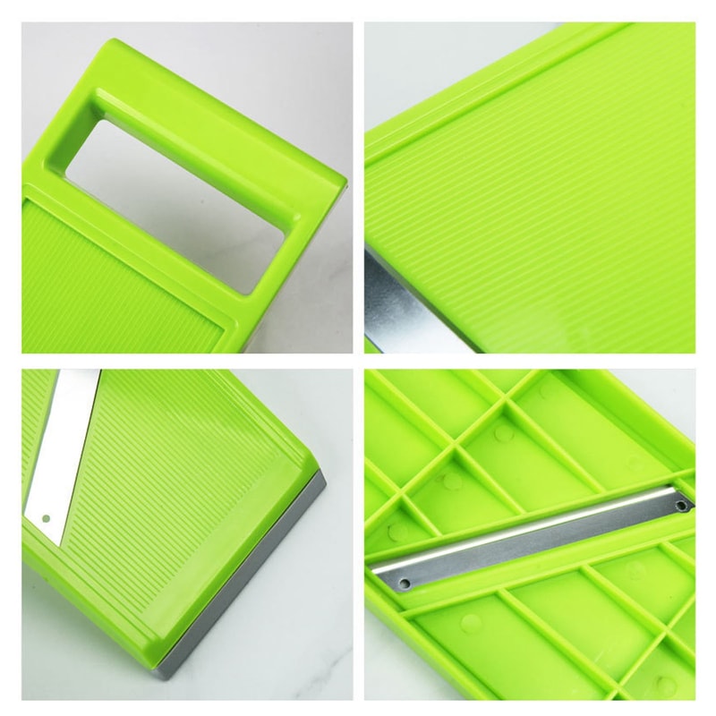 Handheld Vegetable Chip Maker Handheld Vegetable Slicer Stainless Steel Kitchen Chopper With Ergon 5