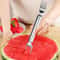 Watermelon Slicer Tool Stainless Steel Fruit Cutter Dual Head Melon Cutter And Food Fork 1