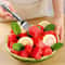 Watermelon Slicer Tool Stainless Steel Fruit Cutter Dual Head Melon Cutter And Food Fork 4