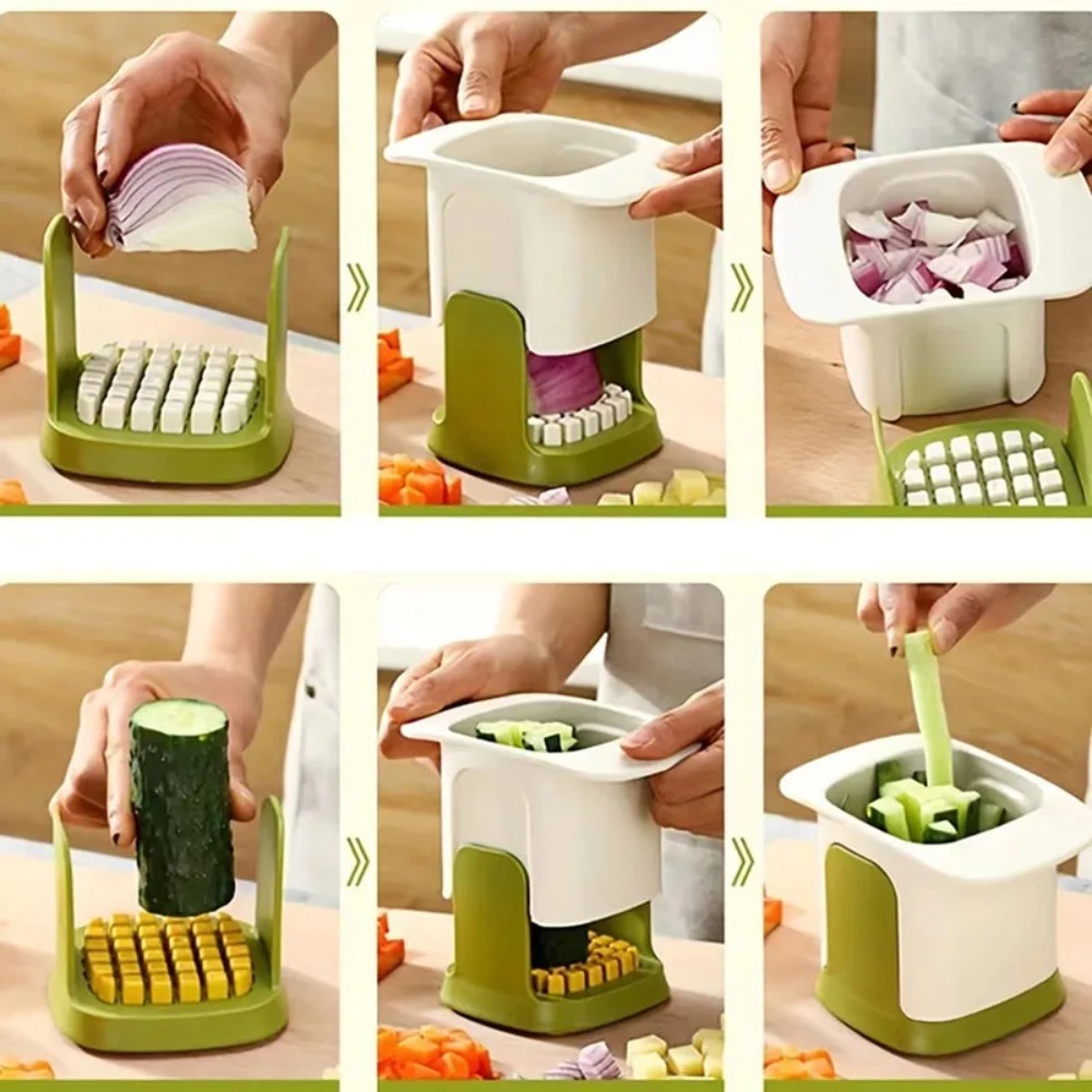 Manual Vegetable Cutter Vegetable Slicer Dicer Easy Use Kitchen Chopper Tool 4