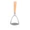 Wooden Handle Potato Masher Manual Potato Ricer Aluminum Potato Press For Fluffy Mashed Potatoes 0