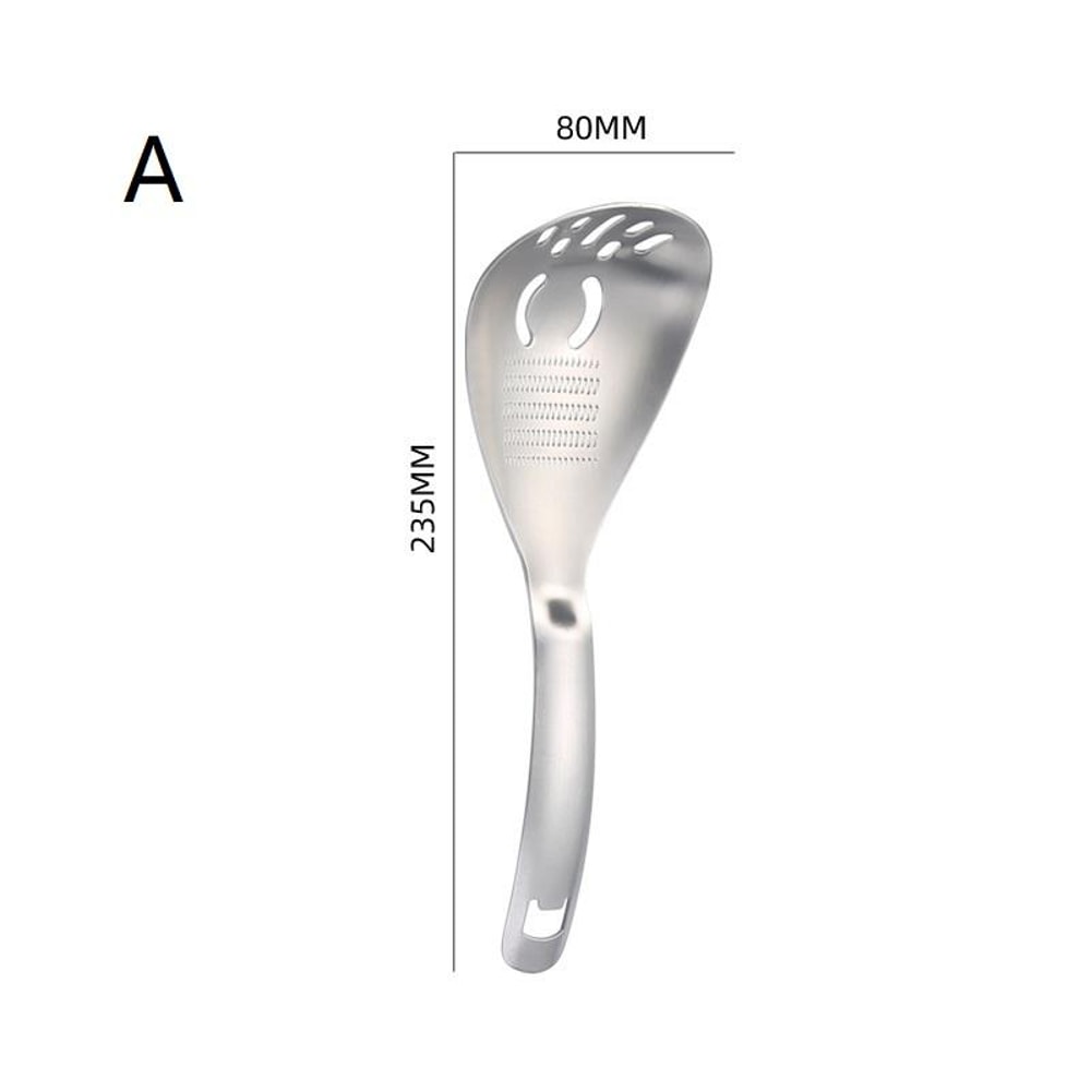 Premium Stainless Steel Garlic Grater Ginger Grinder Multifunctional Kitchen Tool 6