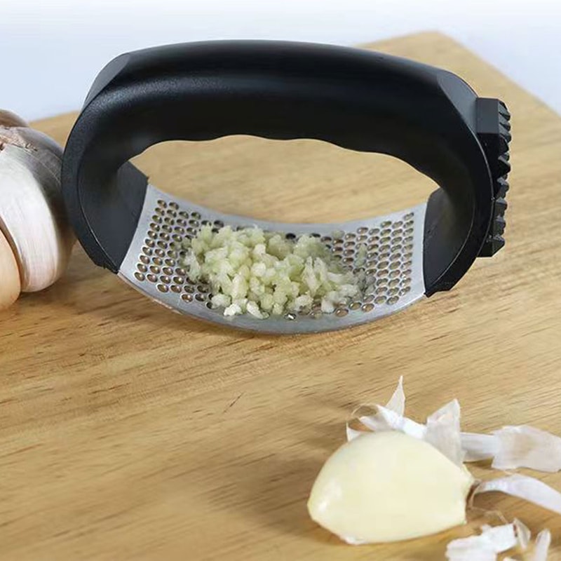Premium Stainless Steel Garlic Press Rocker Easy Kitchen Garlic Mincer 2