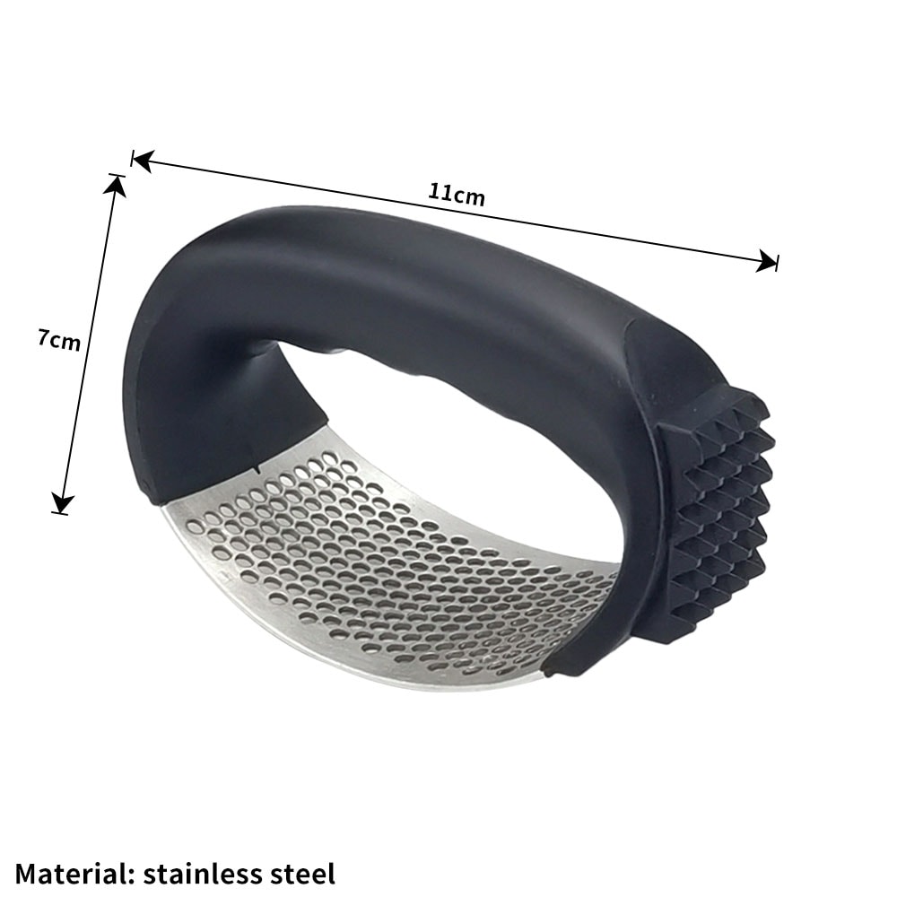 Premium Stainless Steel Garlic Press Rocker Easy Kitchen Garlic Mincer 3