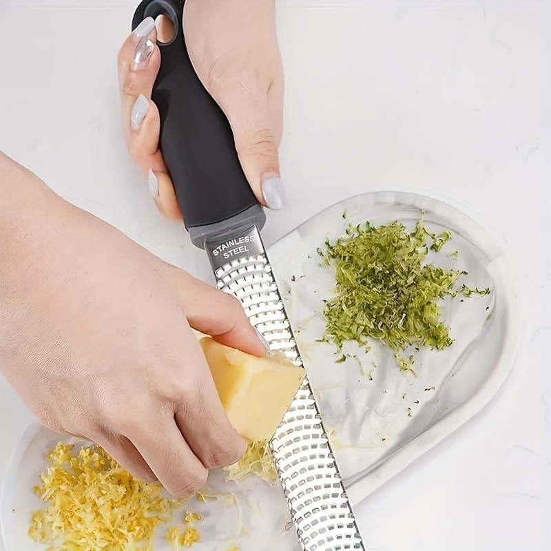Multifunctional Stainless Steel Lemon Grater Cheese Grater With Garlic Ginger Grinder 2