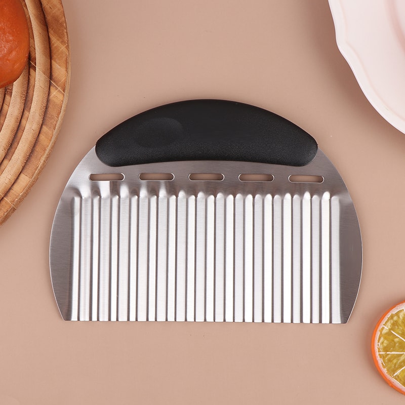 Potato Cutter French Fry Cutter Tool Crinkle Veggie Slicer For Perfect Homemade Fries 5
