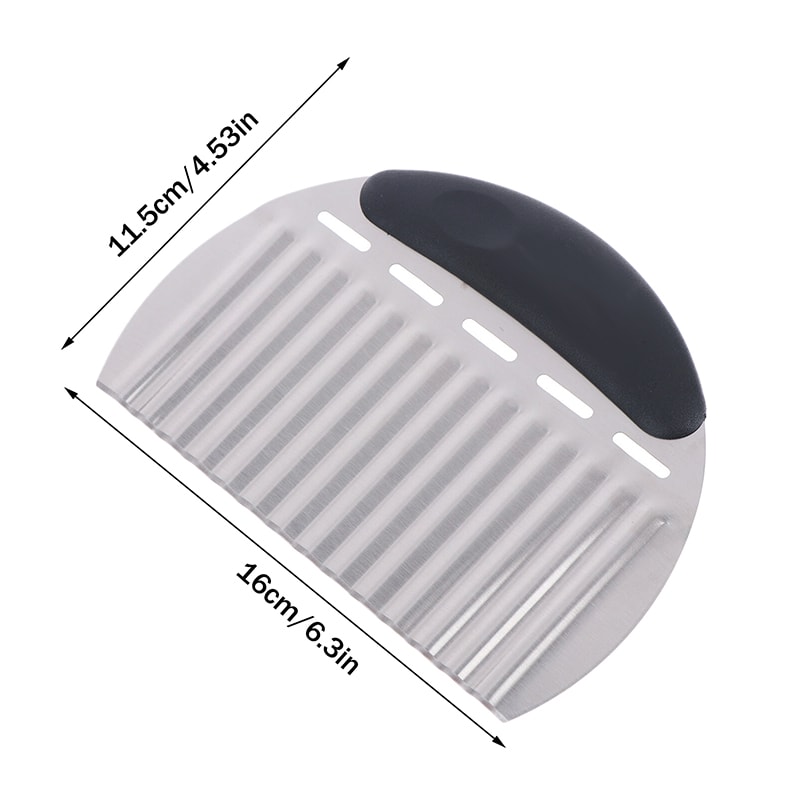Potato Cutter French Fry Cutter Tool Crinkle Veggie Slicer For Perfect Homemade Fries 3