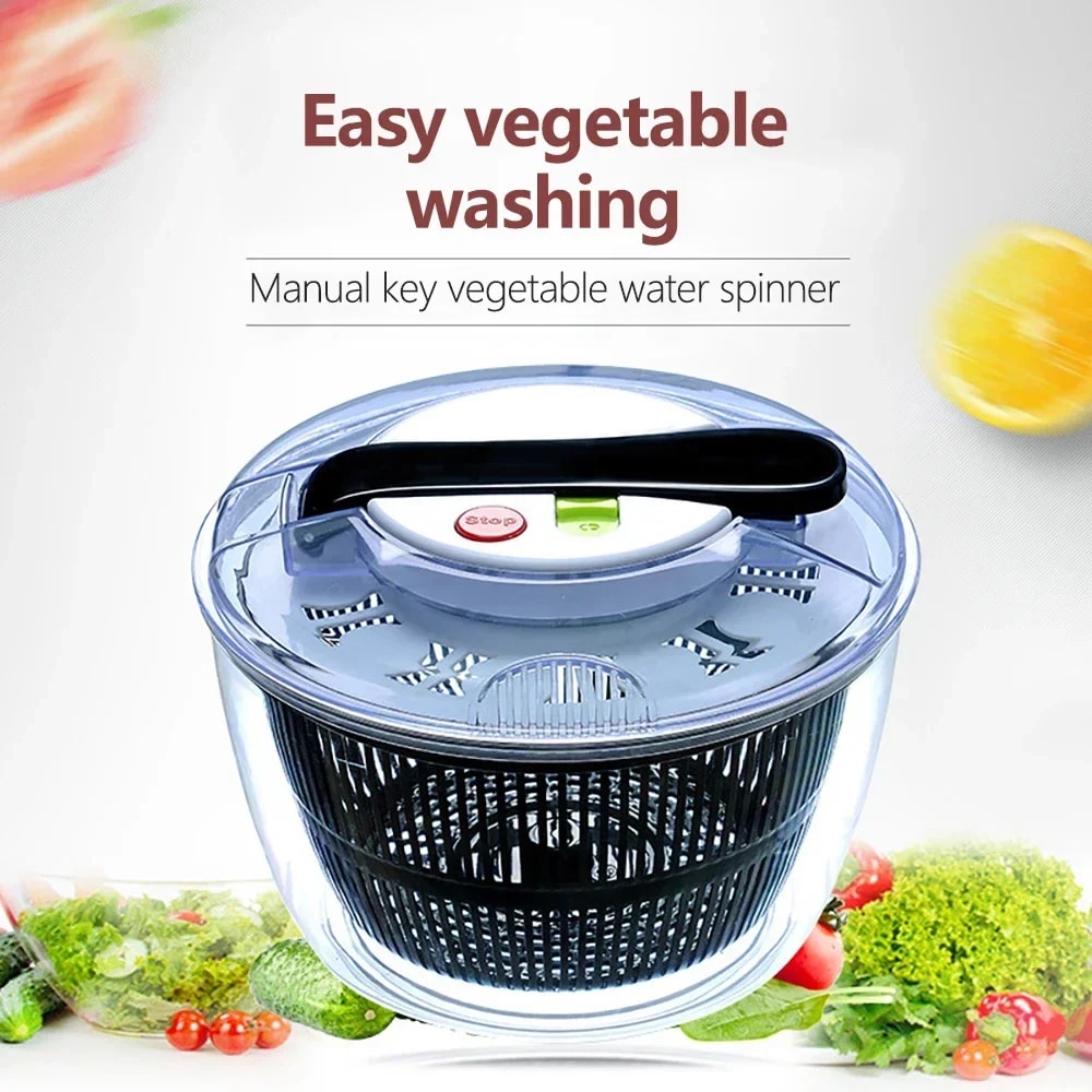 Multifunction Kitchen Salad Spinner Vegetable Washer With Efficient Lettuce Dryer Vegetable Dehyd 5