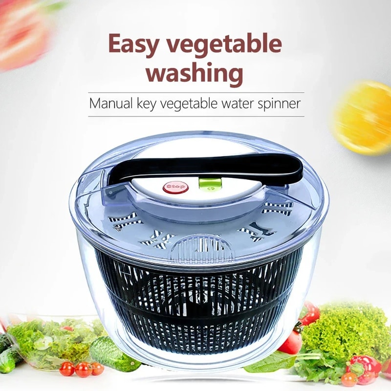 Multifunction Kitchen Salad Spinner Vegetable Washer With Efficient Lettuce Dryer Vegetable Dehyd 5