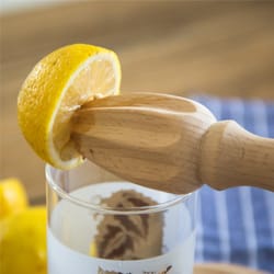handcrafted wooden citrus juicer manual fruit press premium lemon juice extractor for fresh juice