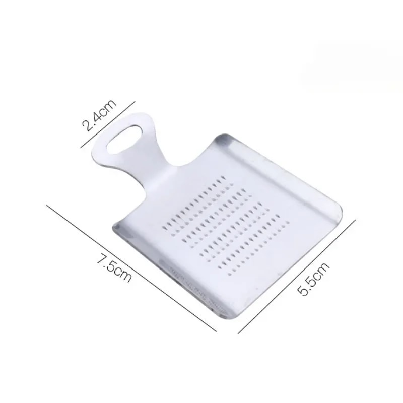 Garlic Press Ginger Grater Tool With Wasabi Crusher Handle 2