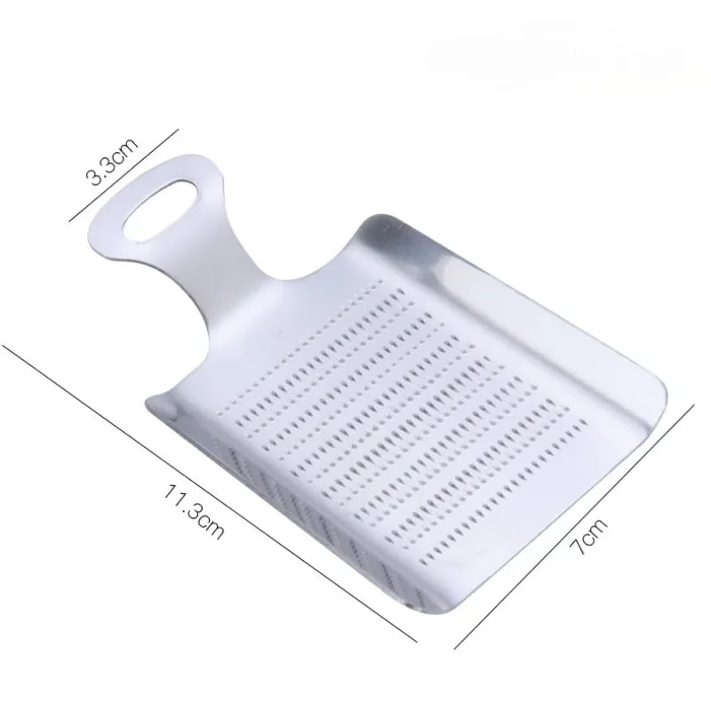 Garlic Press Ginger Grater Tool With Wasabi Crusher Handle 7