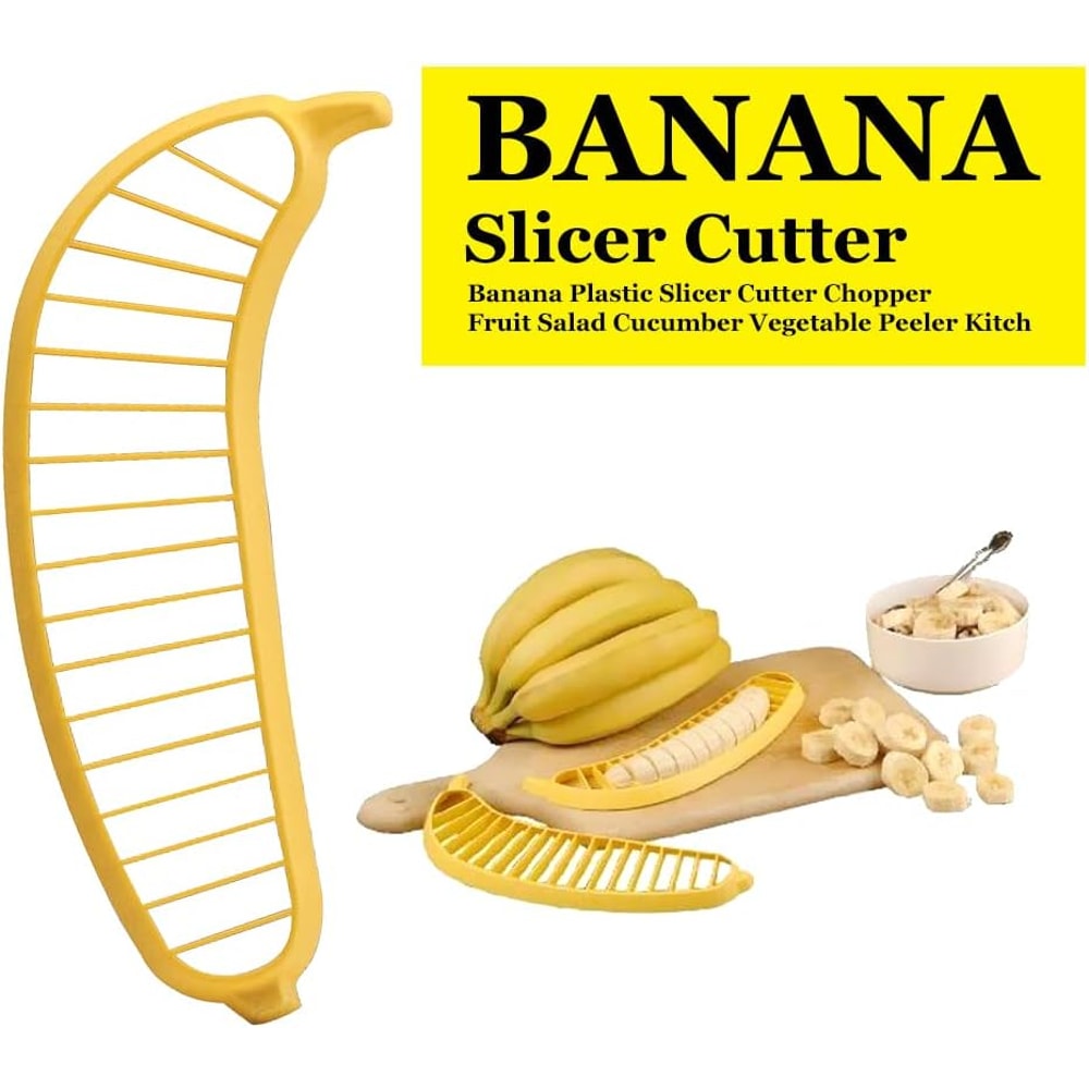 Banana Slicer Cutter Quick Uniform Fruit Slicer For Salads And Snacks 4