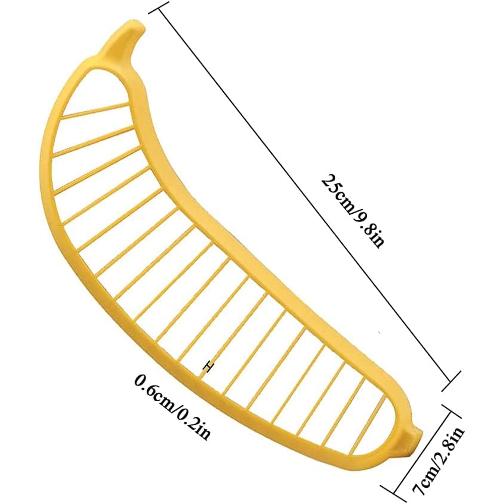 Banana Slicer Cutter Quick Uniform Fruit Slicer For Salads And Snacks 1