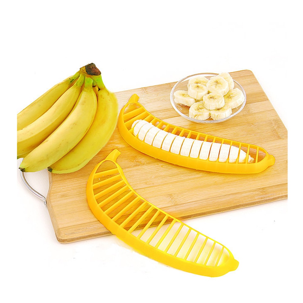 Banana Slicer Cutter Quick Uniform Fruit Slicer For Salads And Snacks 0