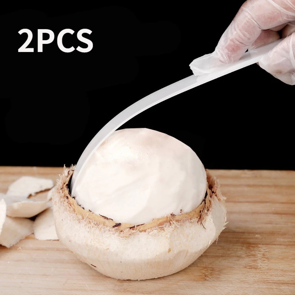 Coconut Opener Tool Coconut Meat Remover Knife Easy Coconut Shell Knife With Long Handle 1