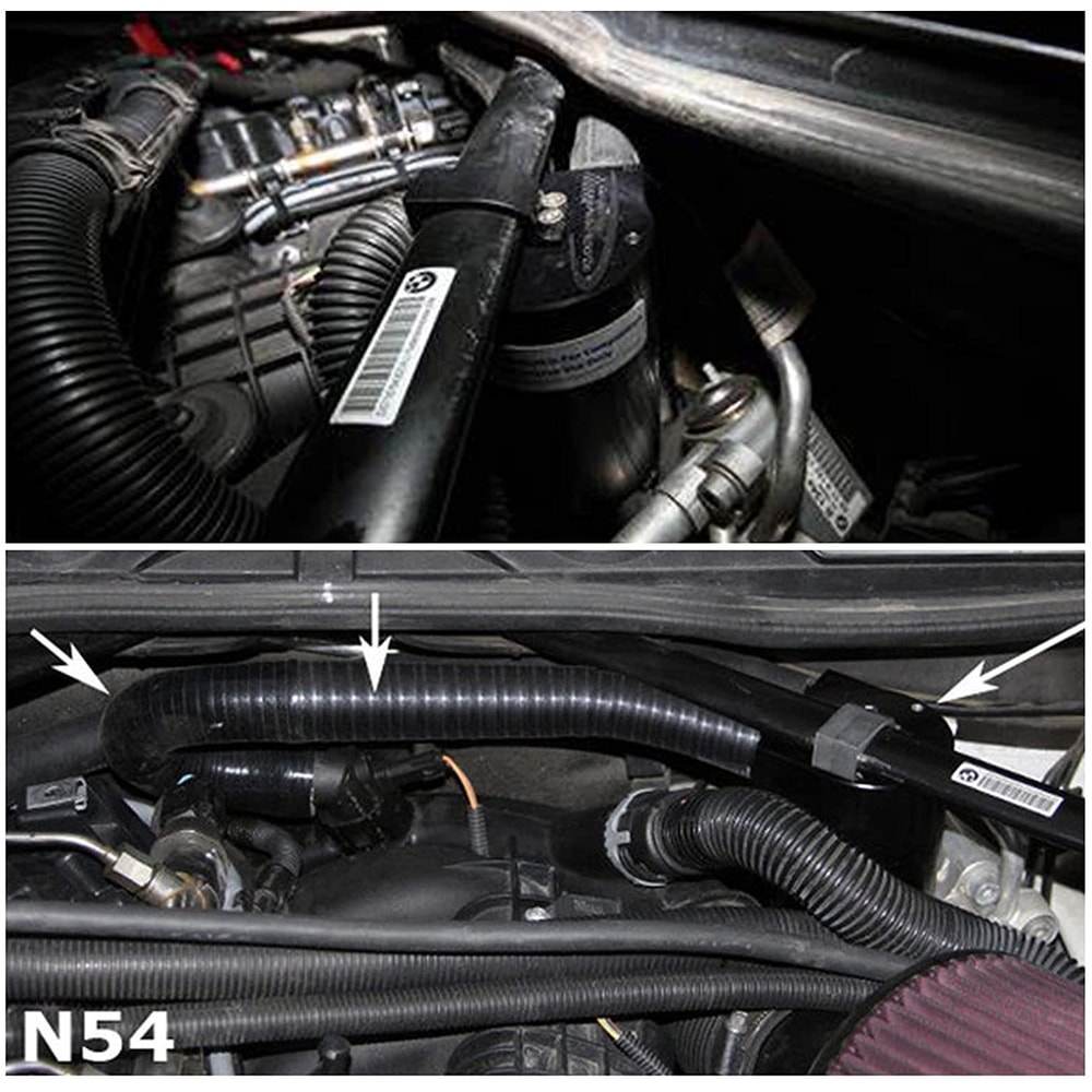 Aluminum Oil Catch Can With Silicone Radiator Hose High Performance Engine Protection 6