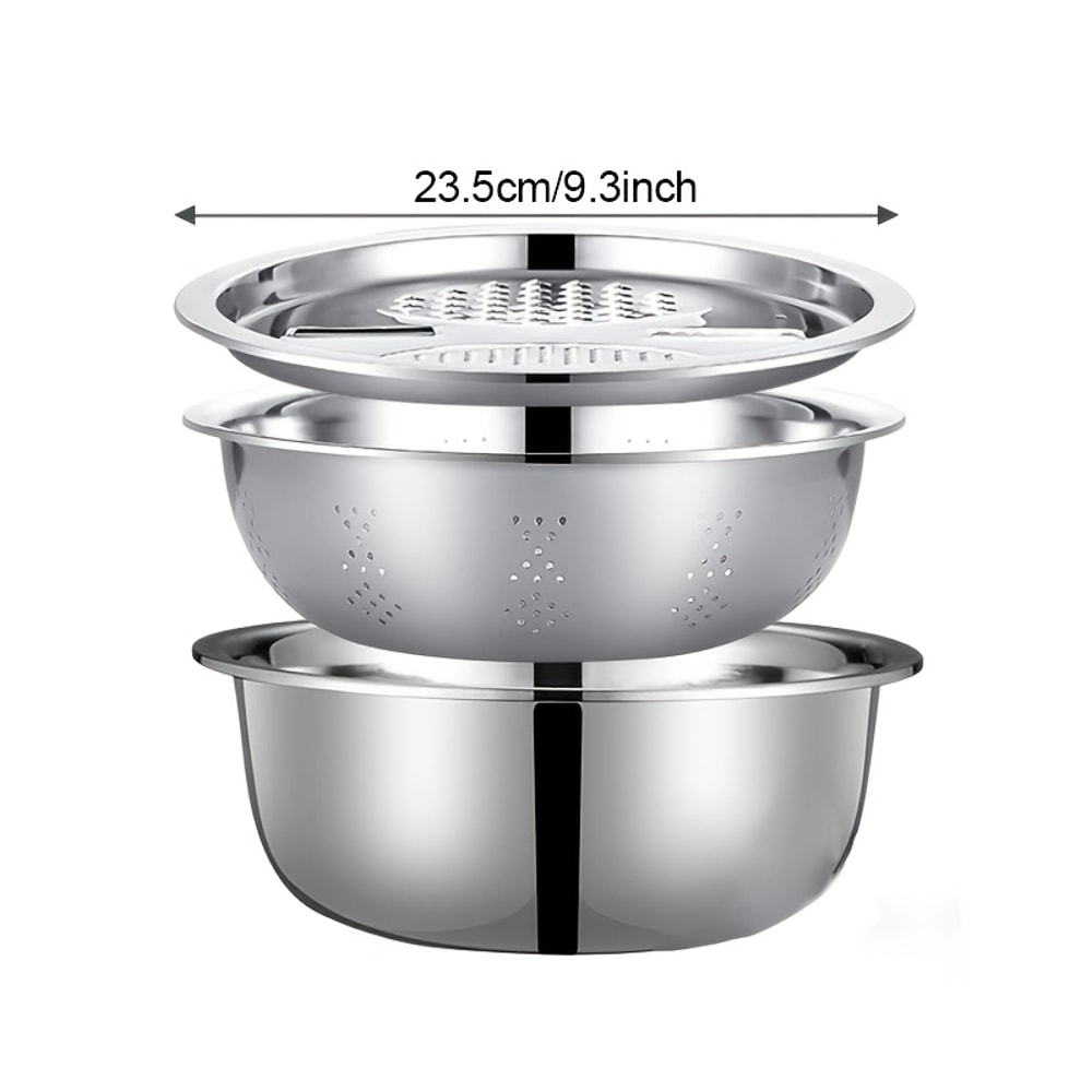 Stainless Steel Kitchen Set With Integrated Grinder Multi Filter Bowl 2