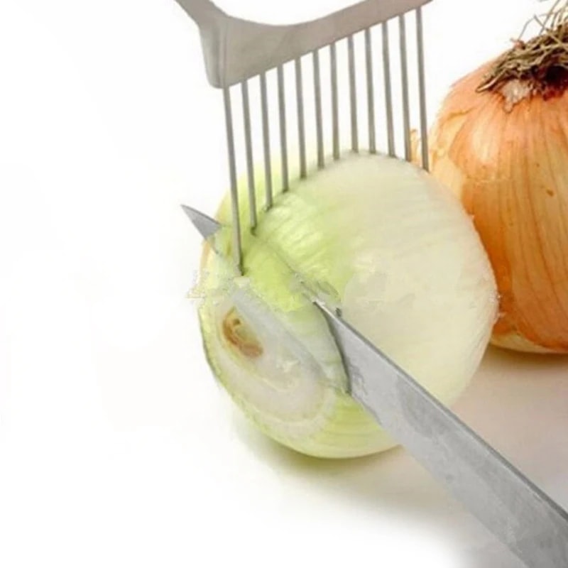 Onion Slicer Vegetable Cutter With Safe Tomato Holder 2