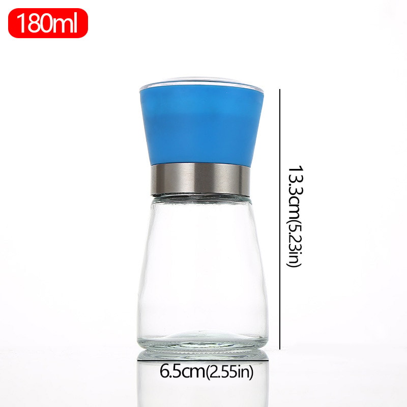 Salt Pepper Mill Set With Stand Stainless Steel Spice Grinder Pepper Mill Shaker Duo For Kitchen 7