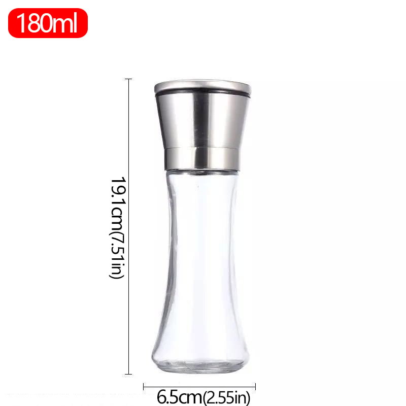 Salt Pepper Mill Set With Stand Stainless Steel Spice Grinder Pepper Mill Shaker Duo For Kitchen 16