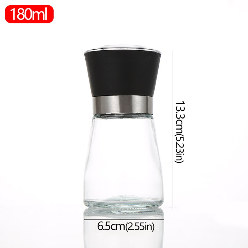 Salt Pepper Mill Set With Stand Stainless Steel Spice Grinder Pepper Mill Shaker Duo For Kitchen 17