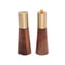 Wooden Pepper Grinder Salt Shaker Set Ceramic Core Manual Spice Mill For Fresh Flavoring 5