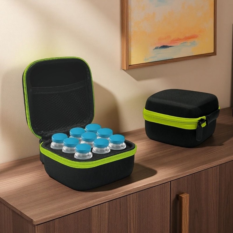 Large Capacity Waterproof Insulin Vial Organizer Case Durable EVA Vial Storage Protector For Travel 4