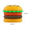 Portable Silicone Wax Container Hamburger Shape Wax Storage Box 4