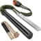 Ferro Rod Camping Fire Starter Ultimate Survival Fire Starter Kit With Waxed Tinder Cord Paracord 0