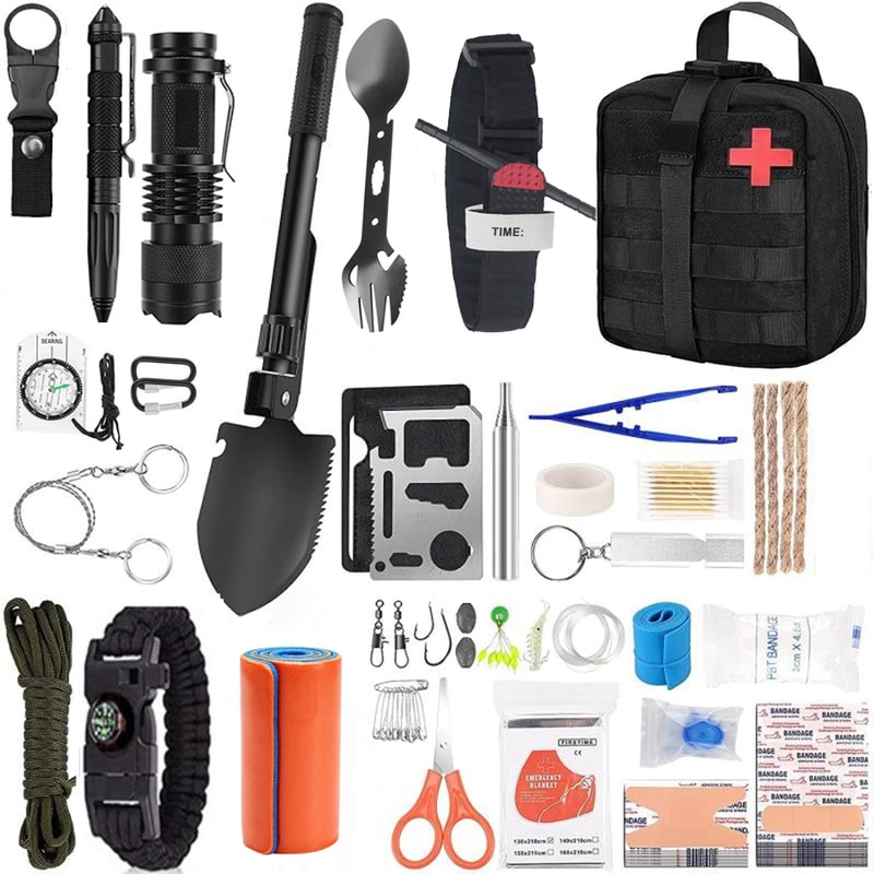 Rugged MOLLE First Aid Kit Complete Trauma Emergency Outdoor Survival Gear 6