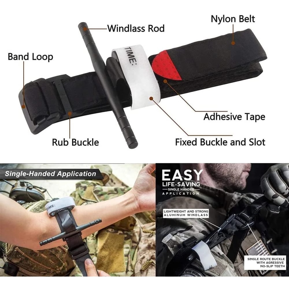 Rugged MOLLE First Aid Kit Complete Trauma Emergency Outdoor Survival Gear 2