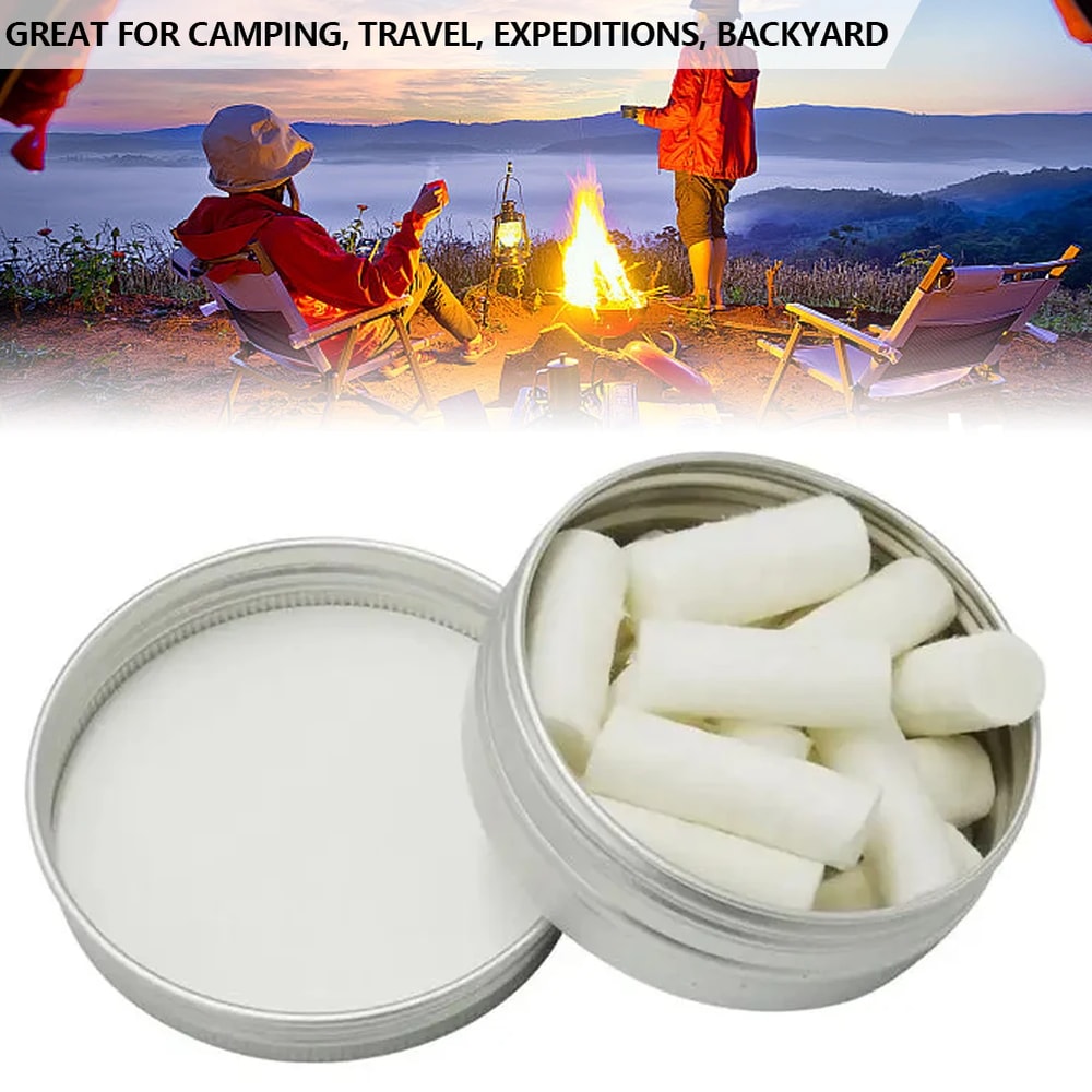 Survival Fire Starter Camping Rope Waterproof Fire Starter Rope Camping Fire Tinder 3