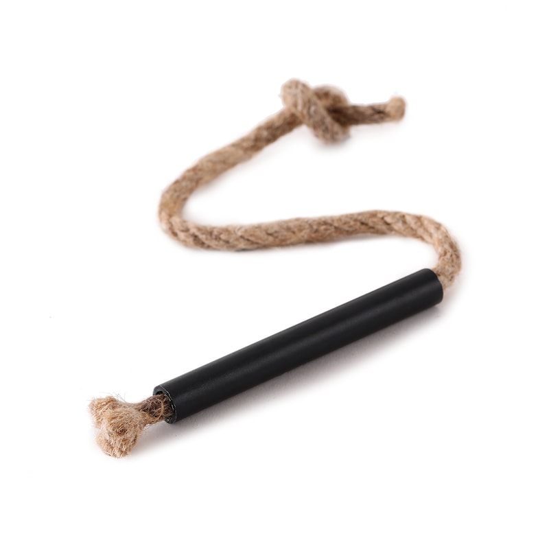 Vintage Camping Tinder Tube Fire Starter With Waxed Jute Rope Durable Camping Fire Starter Rope Su 6