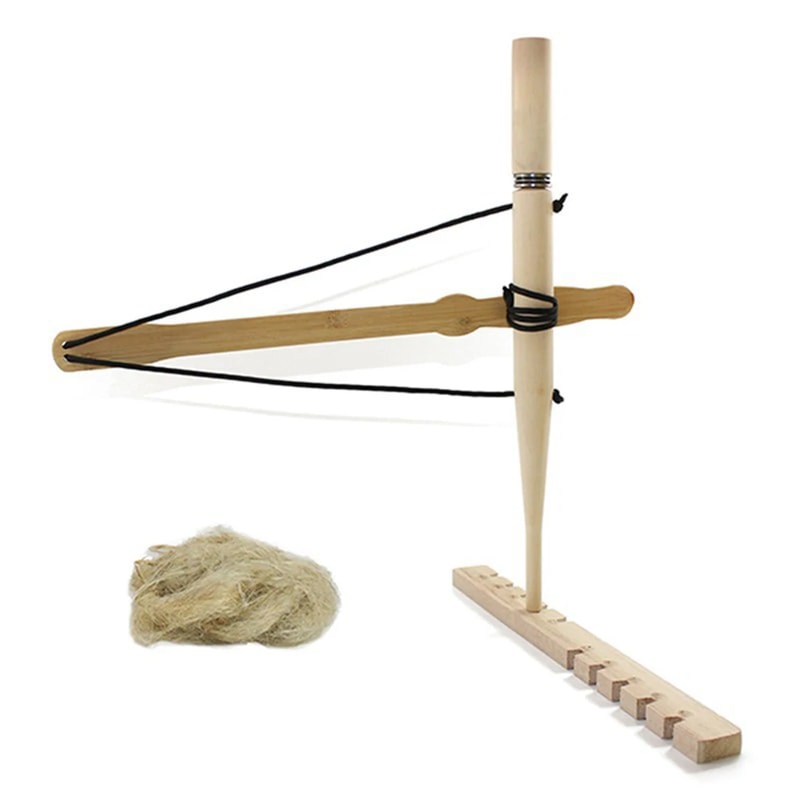 Primitive Bow Drill Fire Starter Kit Outdoor Survival Training Tool Camping Fire Starter 1