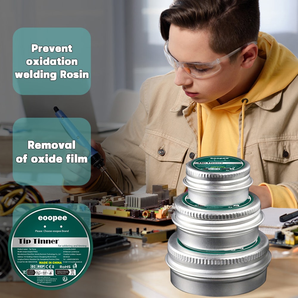 Soldering Iron Tip Refresher Paste Lead Free Tip Cleaner Activator 6
