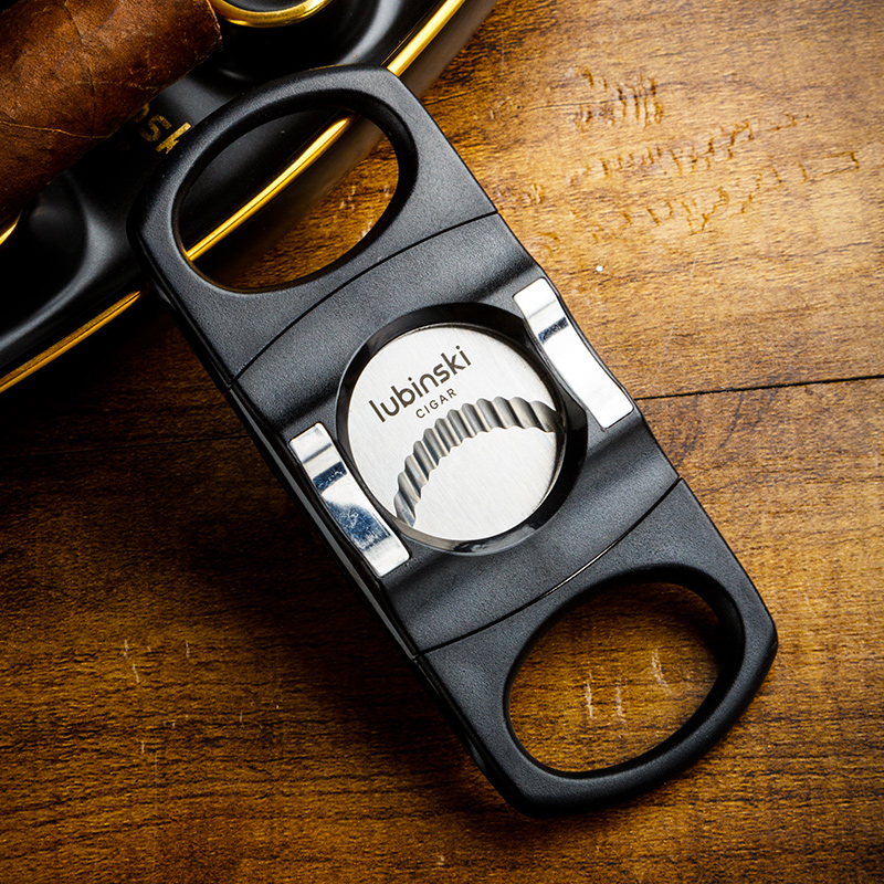 Luxury Travel Cigar Gift Set With Windproof Lighter Set Precision Cutter Ceramic Ashtray Elegant C 2