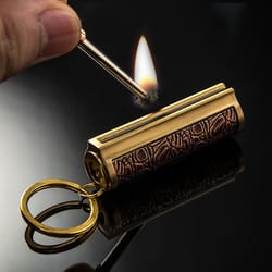retro waterproof kerosene lighter refillable vintage match lighter