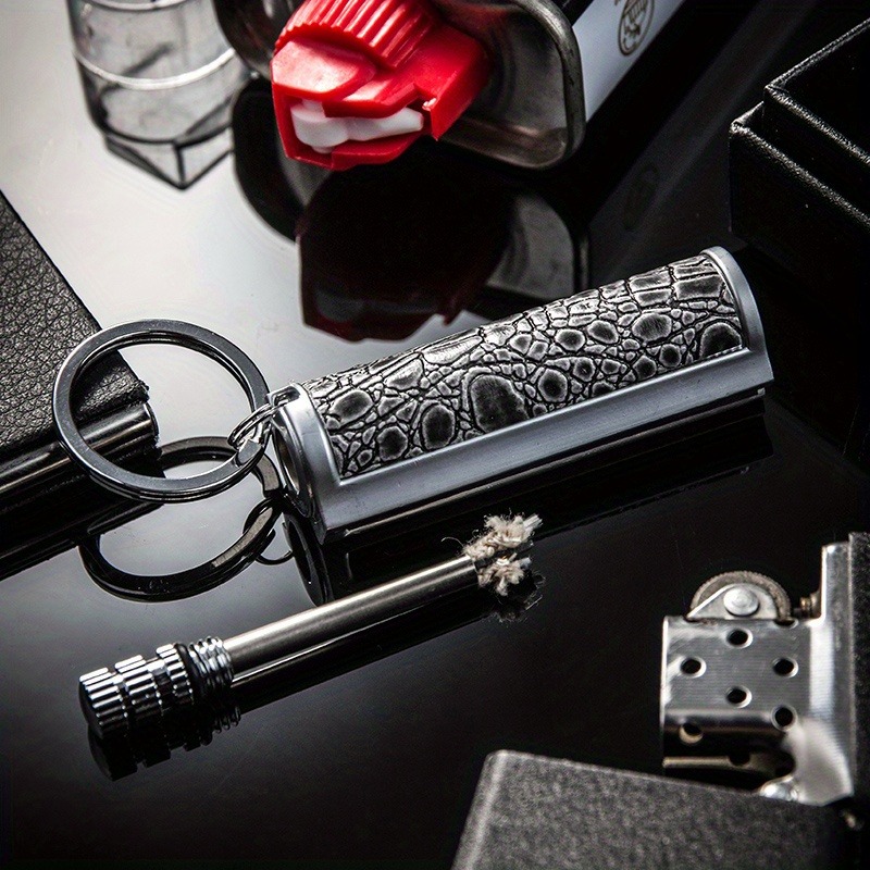 Retro Waterproof Kerosene Lighter Refillable Vintage Match Lighter 1