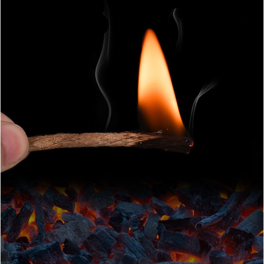 Waterproof Fire Starter Rope Camping Survival Fire Starter For All Weather Outdoors 1