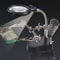 Precision Third Hand Soldering Stand With LED Magnifying Glass Adjustable Soldering Helping Hand To 0