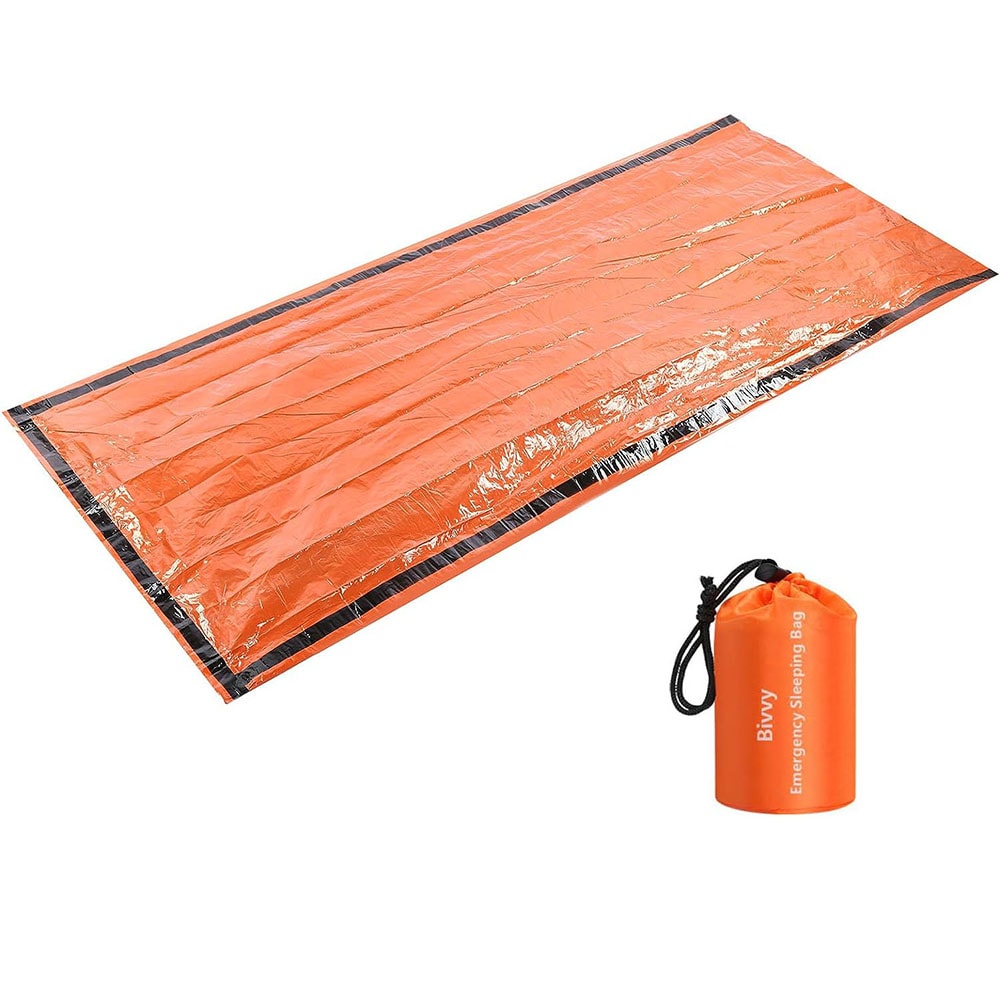 All Weather Mylar Emergency Sleeping Bag Waterproof Survival Lightweight Camping Gear 8