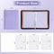 PU Leather Sticker Book Sticker Storage Binder Album With Pockets 5