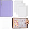 PU Leather Sticker Book Sticker Storage Binder Album With Pockets 7